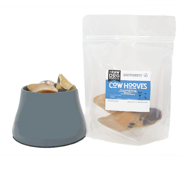 Air Dried Cow Hooves: The Only Treat for Big Chewers - 3 Pack