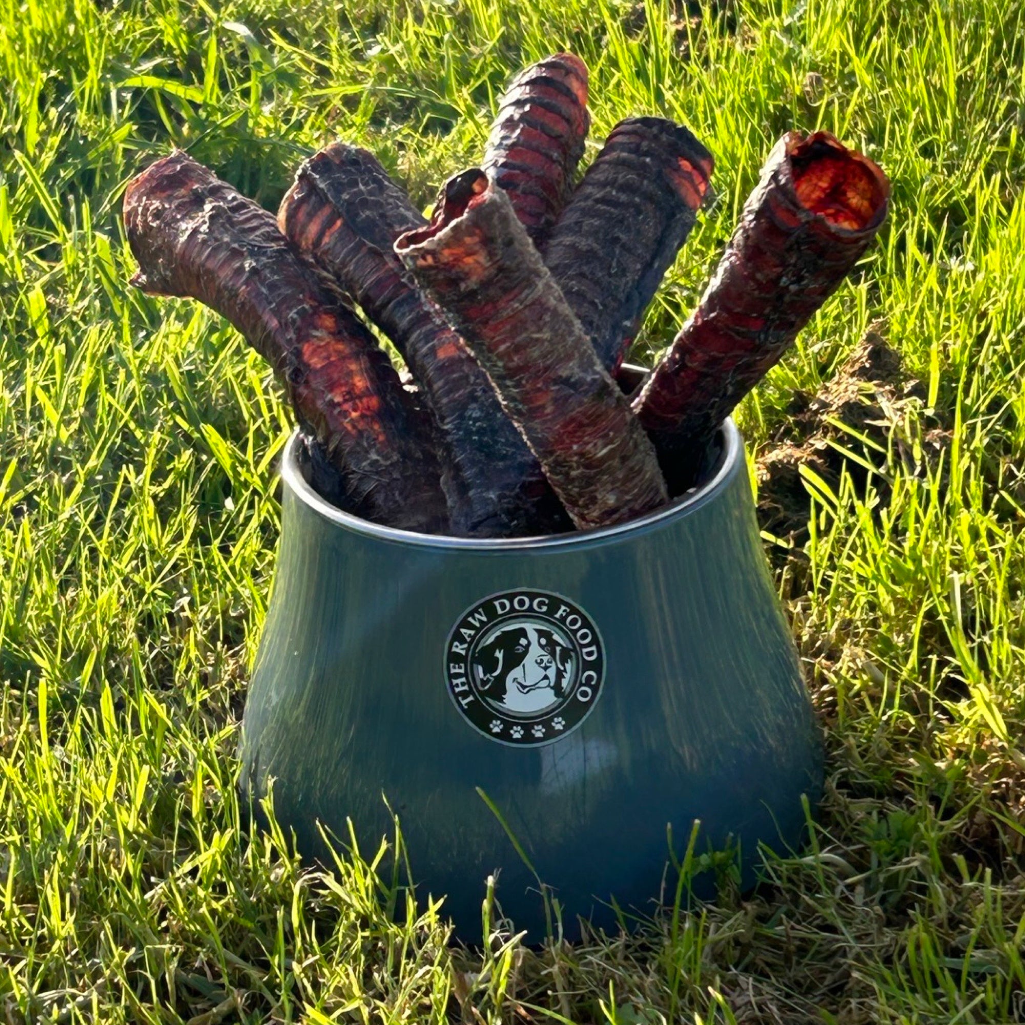 A bowl of venison tracheas 