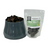 Gray bowl filled with dog treats next to a bag of Raw Dog Food Kangaroo Treats on a white background