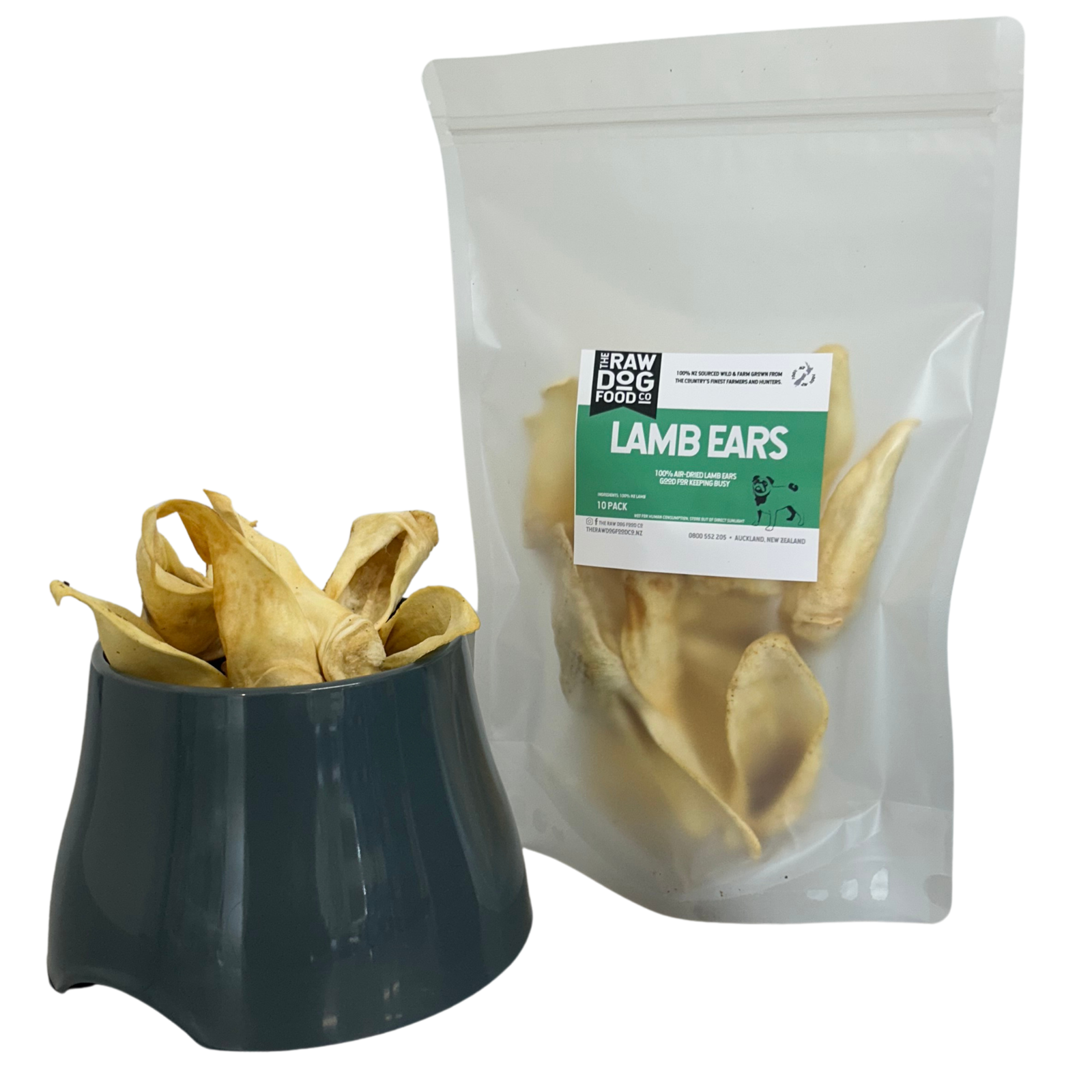 Air-Dried Lamb Ears for Dogs | Natural Dog Chews NZ