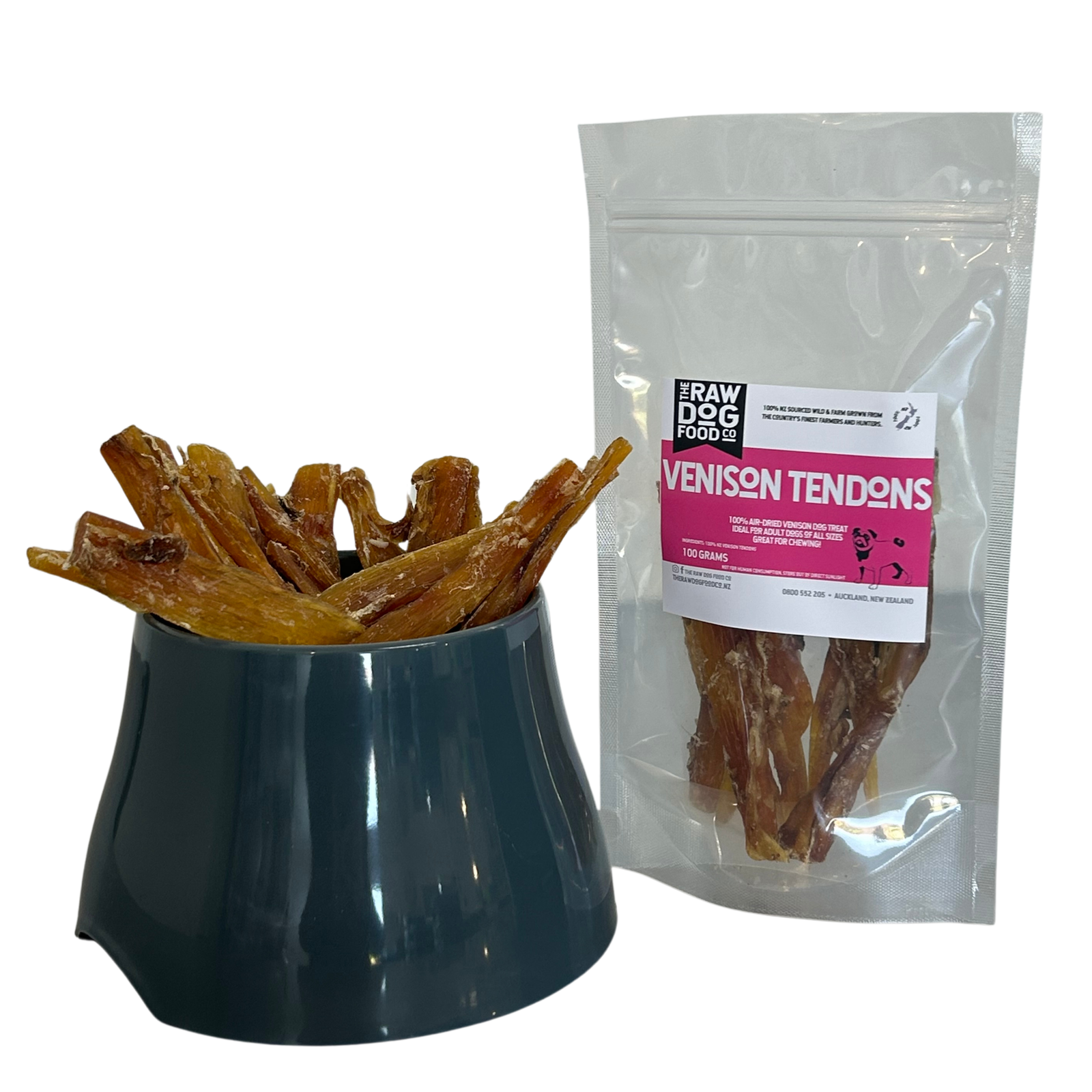 Air Dried Venison Tendon Dog Treats | Natural Dog Chews NZ