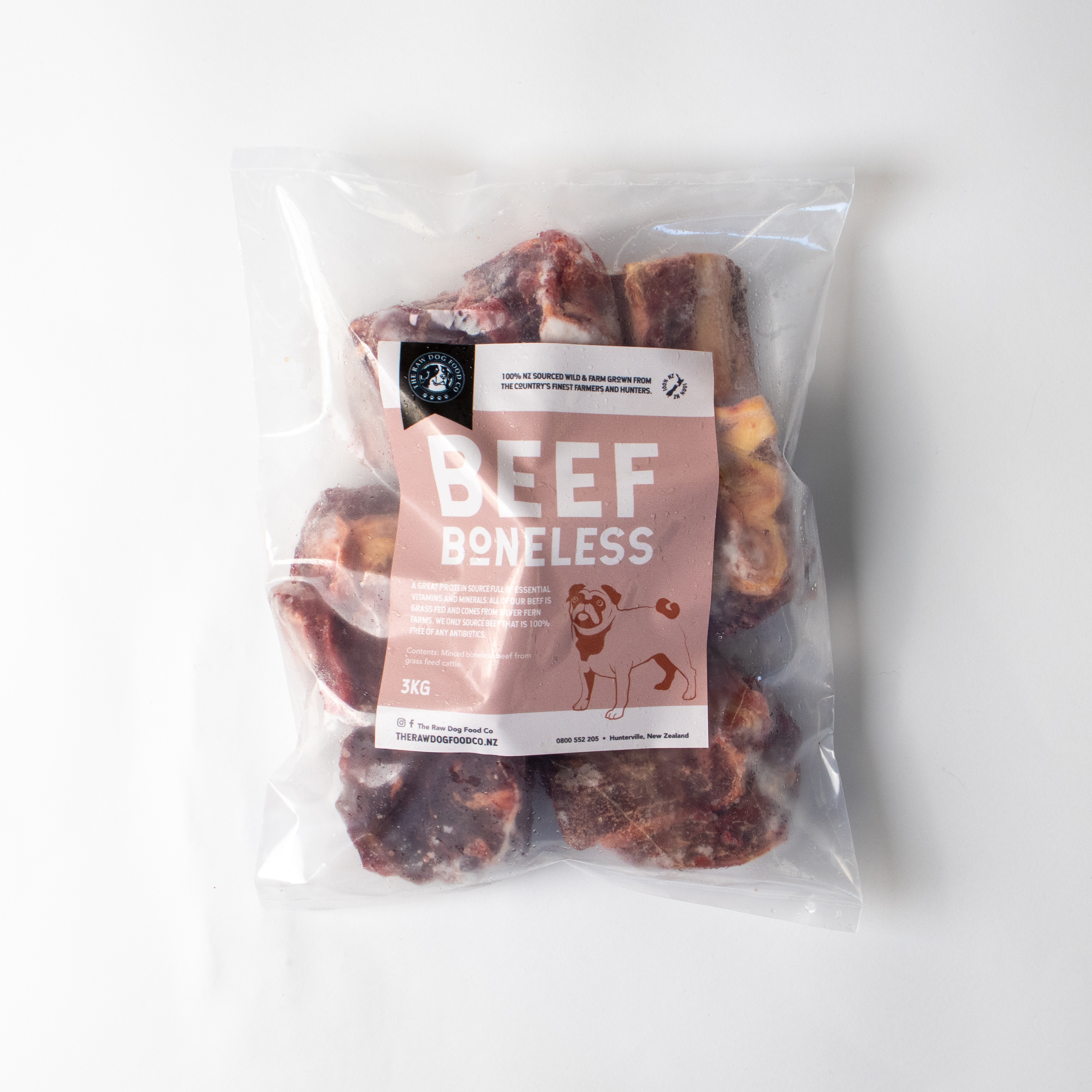 Beef Boneless The Raw Dog Food Co