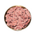 An image of a bowl of frozen chicken and rabbit pellets. 