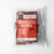 A packet of frozen horse meat for dog food.