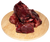 An image of veal neck bones on a cutting board. 
