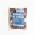 A picture of a bag of frozen venison meat for petfood.